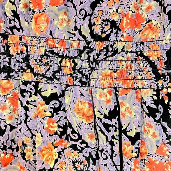 Vintage Leslie Fay Collections Floral Dress Size 12, Long - Picture 8 of 10